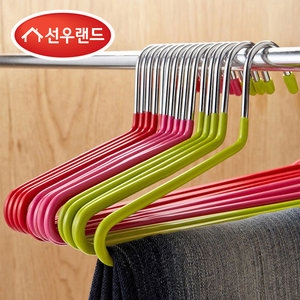 선우랜드 논슬립 베이직 바지걸이 [10개]