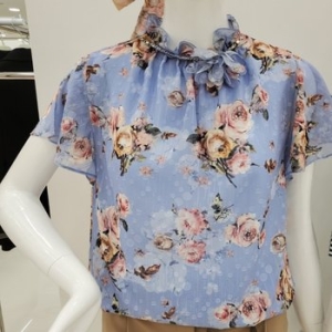 꼼빠니아 플라워쉬폰블라우스/CAAU5-WRB230