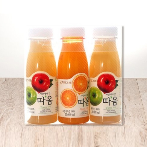 빙그레 자연에서 갓 따옴 주스 세트