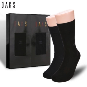 닥스 신사양말 2족선물세트 면스판디자인 무지 18330