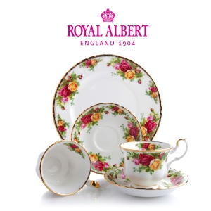 로얄알버트 황실장미 5P 티세트 커피잔2인조+22cm접시1P  LE1005206496