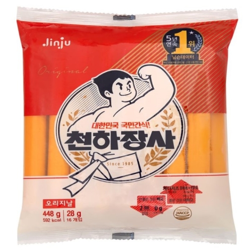 진주햄  진주 천하장사 오리지날 448g