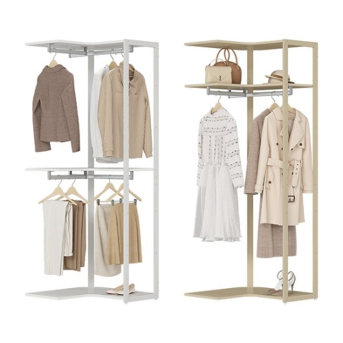 한샘  스테이 드레스룸 코너연결형 긴옷 행거형 750