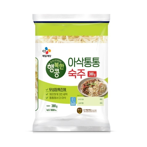 CJ제일제당  아삭통통 숙주나물 380g