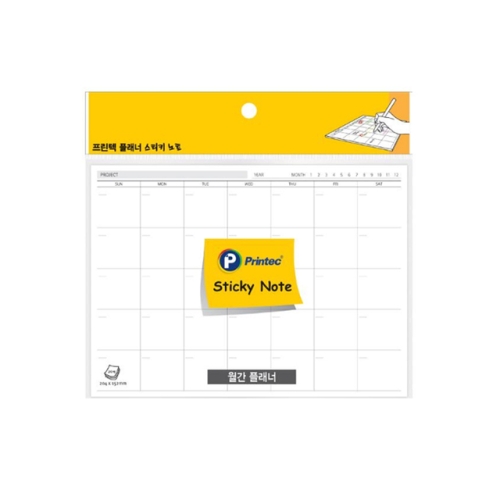프린텍  플래너 스티키노트 월간 PL204M