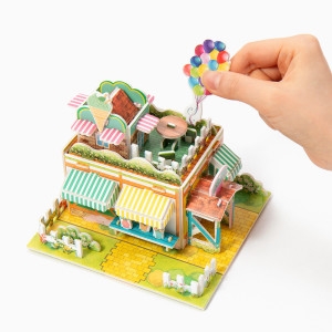 민화샵 3D 입체 퍼즐 조립 장난감 배 비행기 건축물 종이 모형 만들기 놀이 DIY 세트 초등학생 10대 생일 선물 유치원..