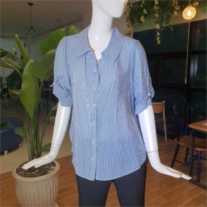 꼼빠니아 소매진주포인트 스트라이프셔츠 CAAU5-WRC010  5508876