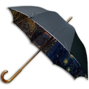 헬로우레인캣츠 고흐_론강의 별밤 W  이중 자동우산