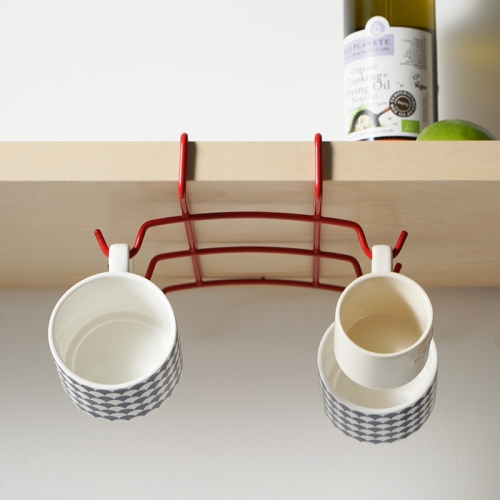 메탈텍스  타짜 선반밑 컵걸이