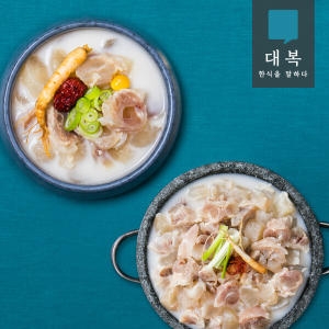대복  사골 도가니탕 600g x 9개 + 수육 250g x 3팩