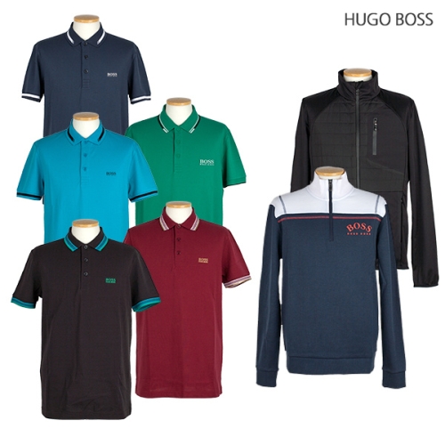 보스 패디 레귤러핏 폴로 반팔 티셔츠_50398302 060