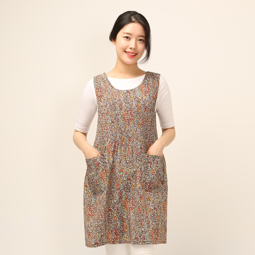 이솔홈  세이렌 쉬폰 원피스 앞치마