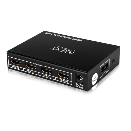 이지넷유비쿼터스  5:1 HDMI 스위치 (NEXT-0501SW4K)