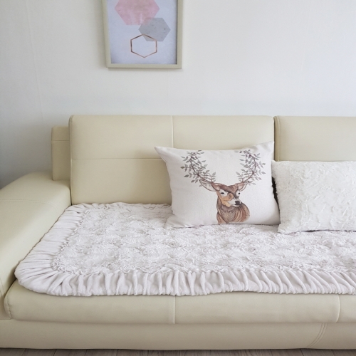 참데코  Cham  부드럽고 복실한 소프트밍크 소파패드 6인용