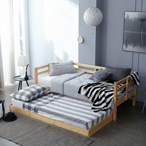 베스트리빙 데이베드 슬라이딩 와이드 원목침대