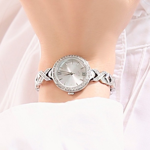 OST X루프 블링블링 실버 메탈시계 OTW120508TSS