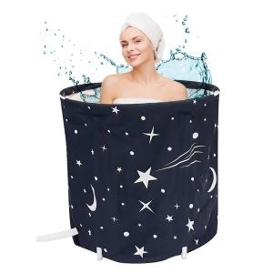 베이비캠프  접이식 원통형 반신욕조