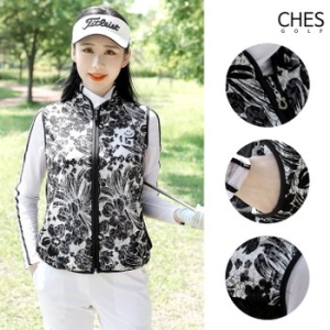 체스골프-무료배송 지피플라워 통풍 여성골프 망사조끼