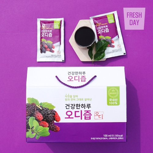 자연그대로 정읍 토종 오디즙 선물세트 30봉100ml