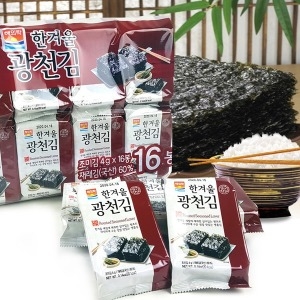 웅비식품 해의락 한겨울 광천김4g