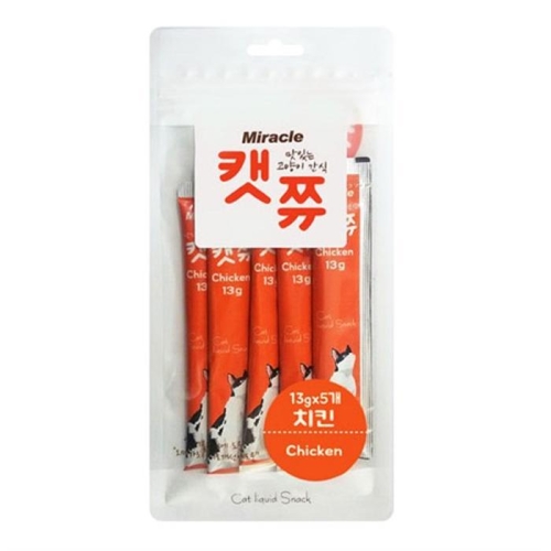 세일펫 미라클 캣쮸 치킨 65g (13g x 5p)