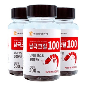  대웅생명과학 남극크릴 100 500mg 90캡슐[3개]