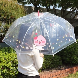  카카오프렌즈 리틀 피크닉 투명 우산