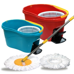 퍼펙트 통돌이 회전걸레 페달청소기