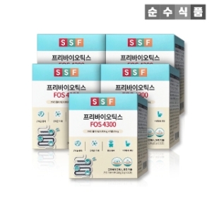  순수식품 프리바이오틱스 FOS 4300 5g 30포 [5개]