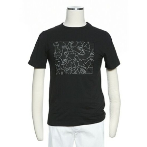  레노마 남성 캐주얼 앞판 포인트 티셔츠_RJJMTT71A