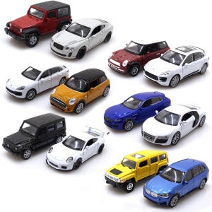 웰리  미니카 6P 세트 벤츠 포르쉐 미니쿠페