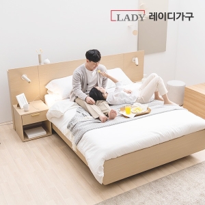  레이디가구 모노 베이직 호텔LED침대 Q [본넬스프링]