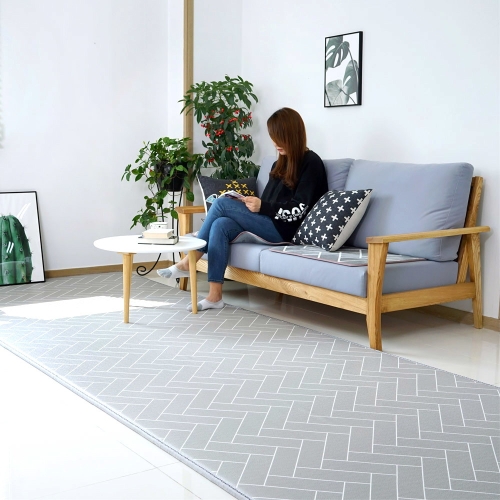 삼바텍 PVC 퓨어 놀이방매트 스노우마블 140 x 200 x 1.5 cm