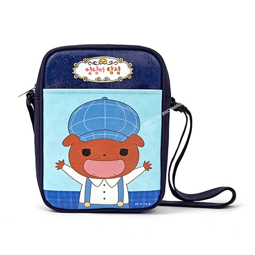 엉덩이탐정 사각 크로스백-브라운 W6AB94E