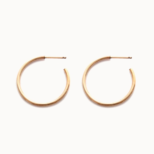 제이로렌  SM082 14K 골드필드 후프귀걸이_ 1053466