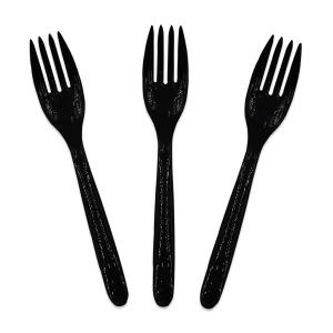 이룸팩  일회용 포크(블랙)