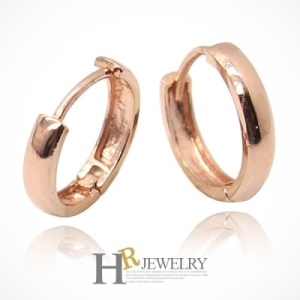 호림쥬얼리  14K HR 14K 소프트 라인 원터치 귀걸이 대   HGE606_4