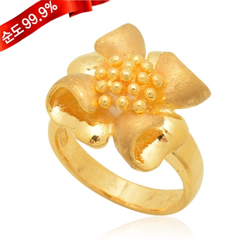 혼골드모아 골드모아 24K 순금 반지 달빛꽃 18 75g