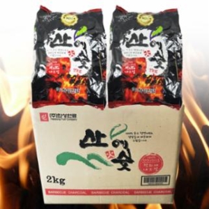 산에참숯 2kg