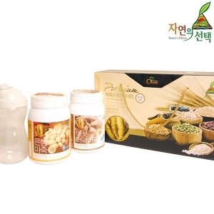 자연의 선택    자연의선택  마죽종합선물세트 1호 1.2kg  버섯더덕마죽600g+은행