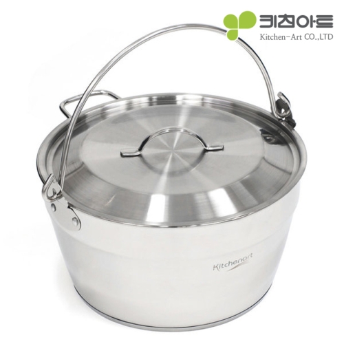 키친아트  스테인레스 잼팟+뚜껑 [30cm] 상품이미지