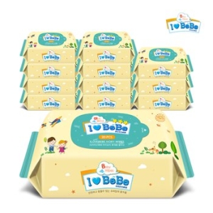 아이러브베베 아이보리 물티슈 리필형 20매