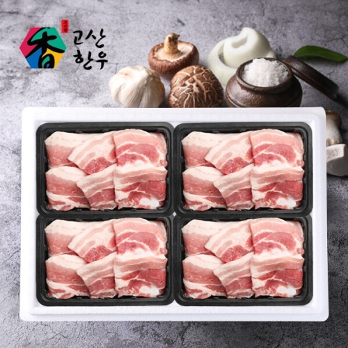 고산농협  고산한돈 구이 삼겹살세트2호 1.6kg
