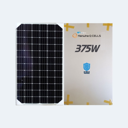 한화  태양광 375w 단결정 태양광패널 태양전지 집열판