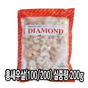 다인  홍새우살 200g 100 200 깐 생새우살 생알 손질