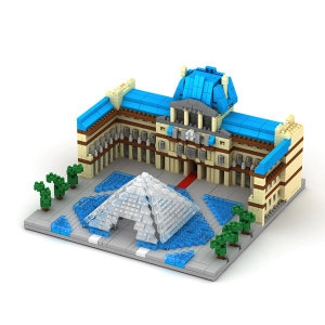 YZ-DIAMOND  나노블럭 아키텍쳐 미니블록 루브르박물관 (YZ054)