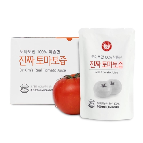 김재식헬스푸드 진짜토마토즙 100ml 30팩 1박스