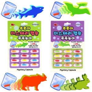미스테리 캡슐 목욕놀이 유치원 어린이 선물 스펀지