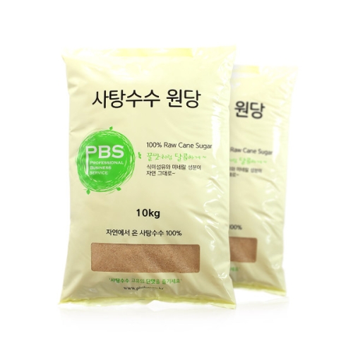 참건강마을 비정제 원당 10kg 사탕수수당