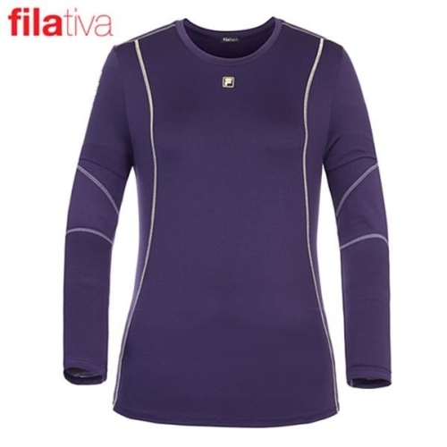 휠라 여성 라인 이너웨어 티셔츠 FTIVA_T2WTW356F_PP